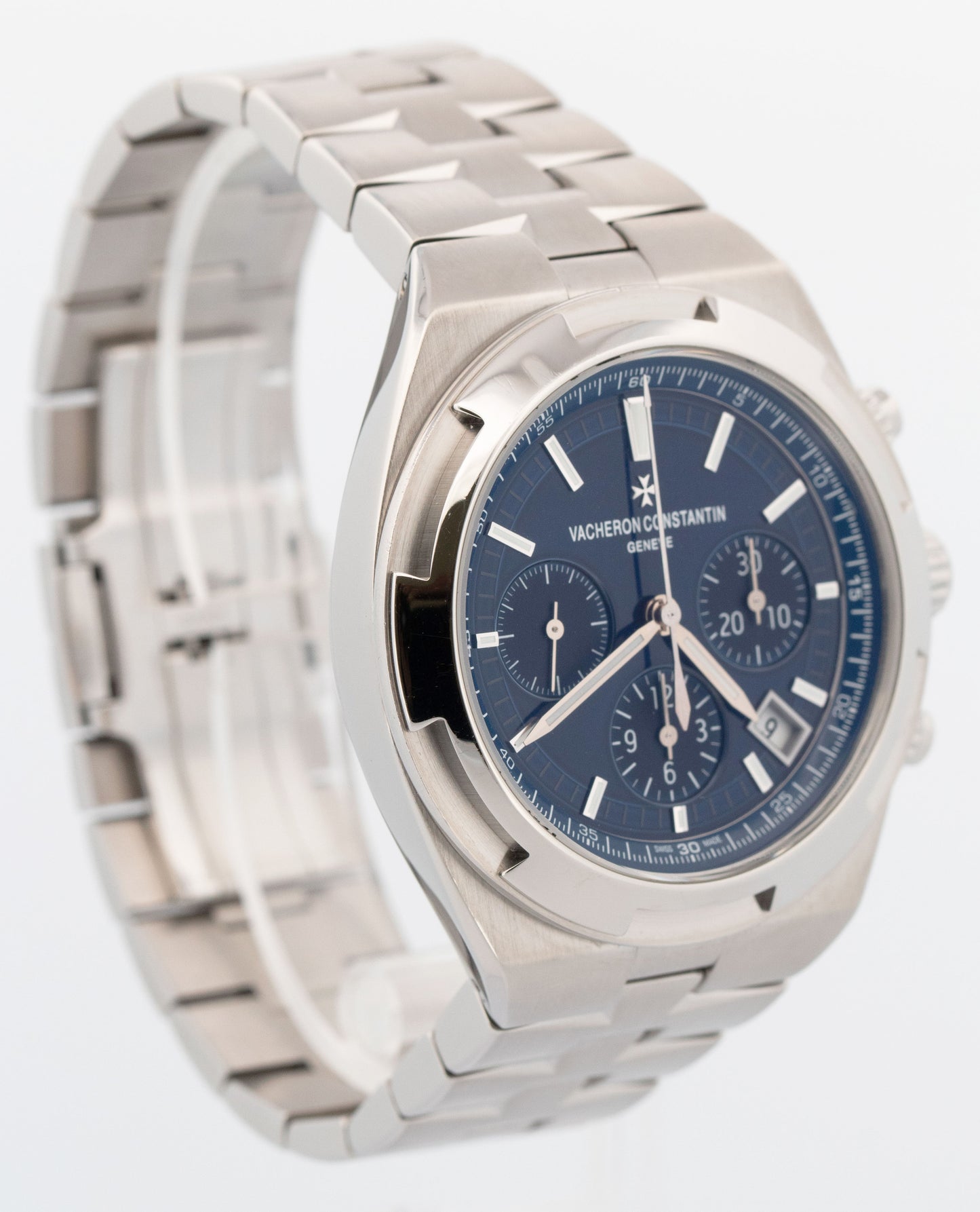 PAPERS Vacheron Constantin Overseas 5500V Chronograph BLUE 5500V/110A-B148 BOX