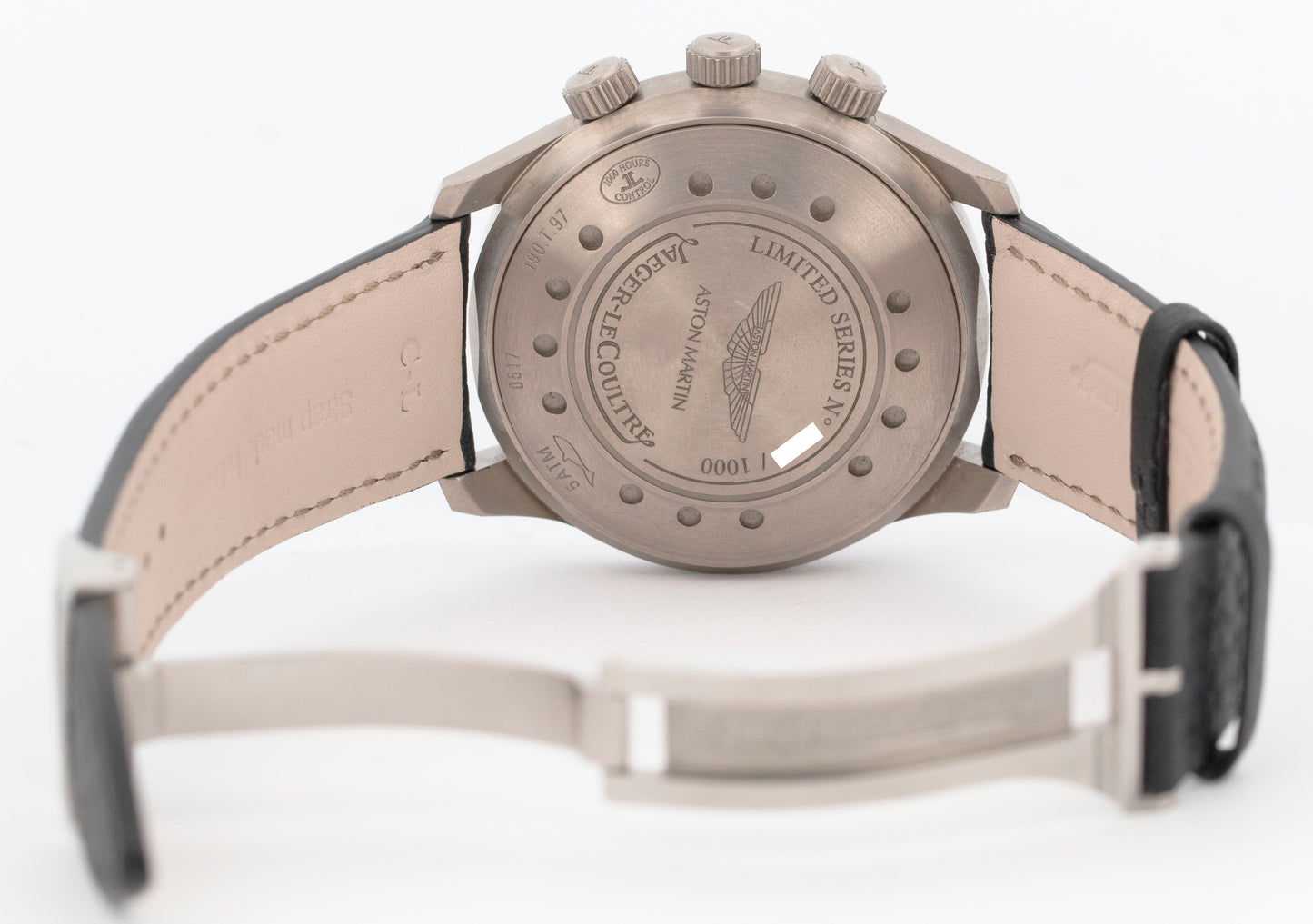 MINT PAPERS Jaeger LeCoultre Amvox Alarm Titanium Grey 41.5mm Date JLC Watch BOX