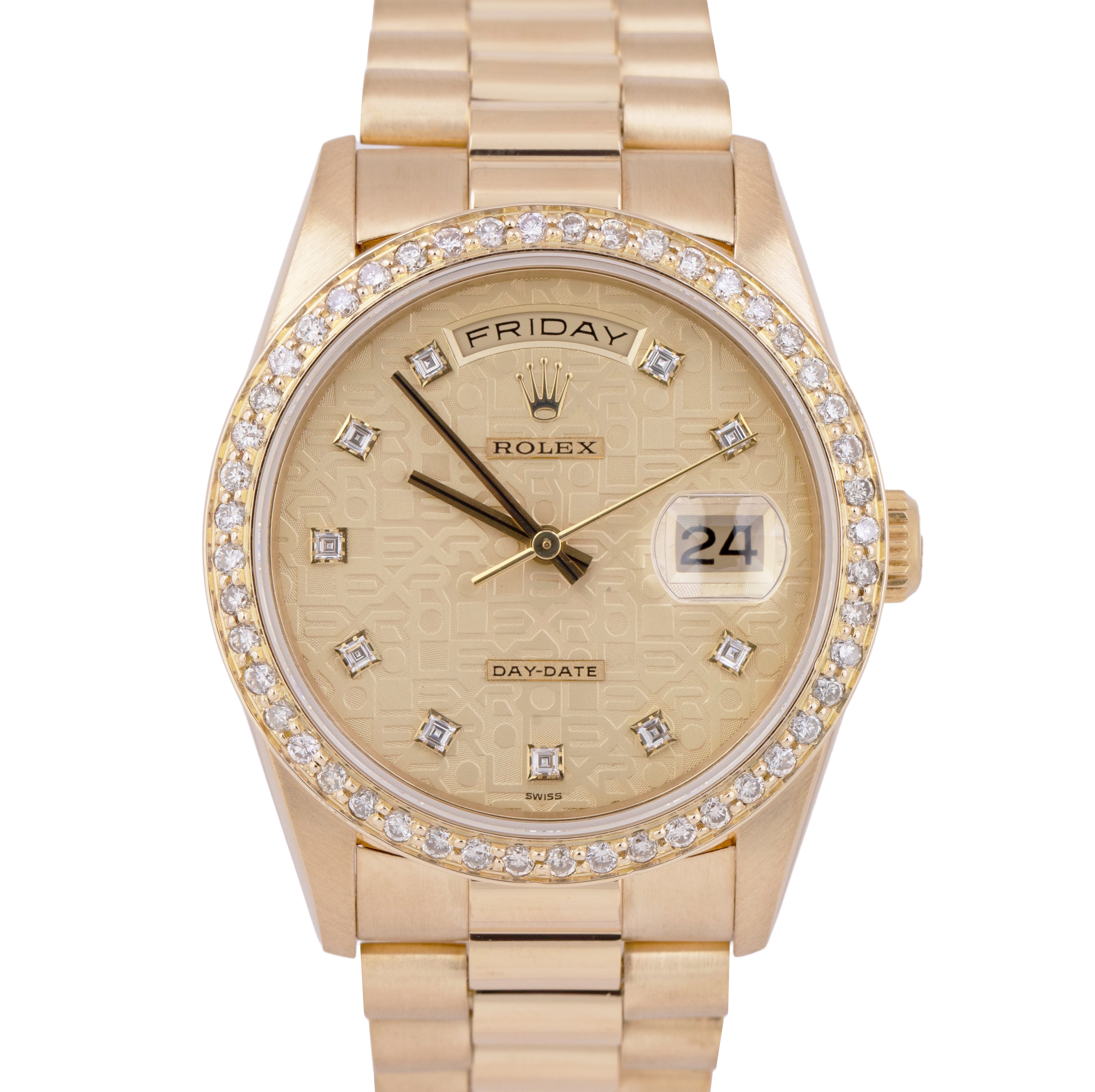 MINT PAPERS Rolex Day Date President 36mm Diamond Jubilee Gold