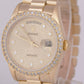 MINT PAPERS Rolex Day-Date President 36mm Diamond Jubilee Gold Watch 18238 B+P