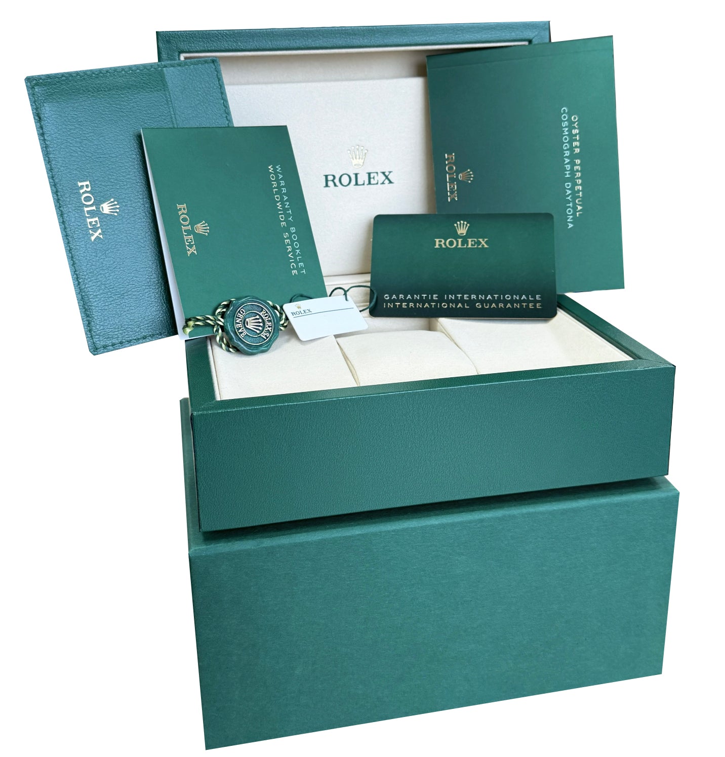 NEW AUG 2025 PAPERS Rolex Daytona Cosmograph 18K SUNDUST Oysterflex 126515 BOX