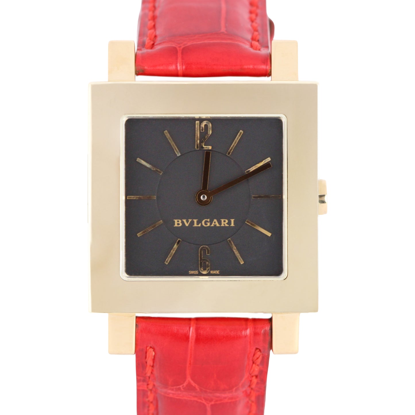 BVLGARI, BVLGARI Quadratto, Quadratto, SQ29GL, SQ 29 GL, Bulgari, Bulgari Quadratto, BVLGARI SQ29GL, BVALGARI SQ 29 GL, BVALGAR 18K Gold, Gold BVALGARI, Gold Bulgari