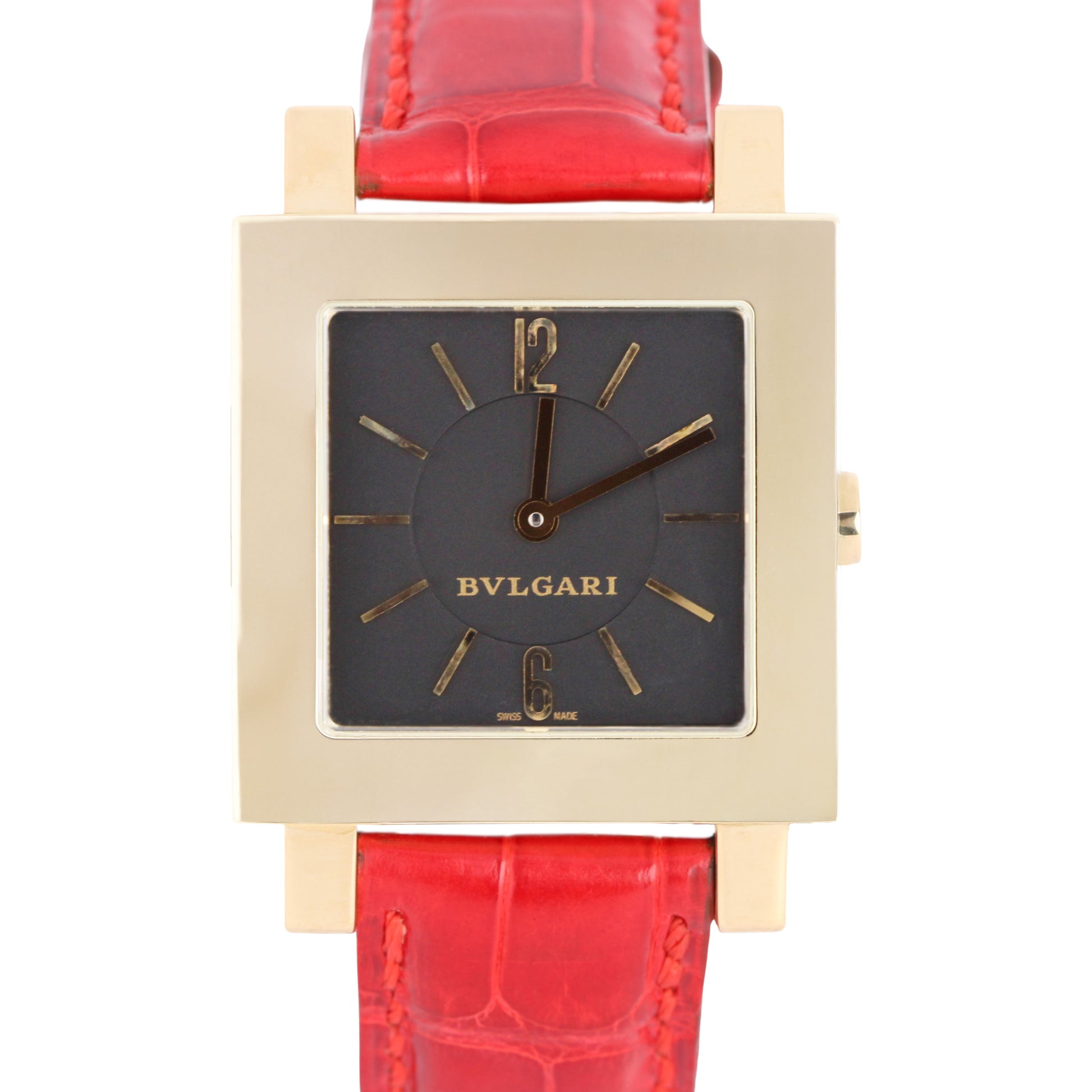BVLGARI, BVLGARI Quadratto, Quadratto, SQ29GL, SQ 29 GL, Bulgari, Bulgari Quadratto, BVLGARI SQ29GL, BVALGARI SQ 29 GL, BVALGAR 18K Gold, Gold BVALGARI, Gold Bulgari