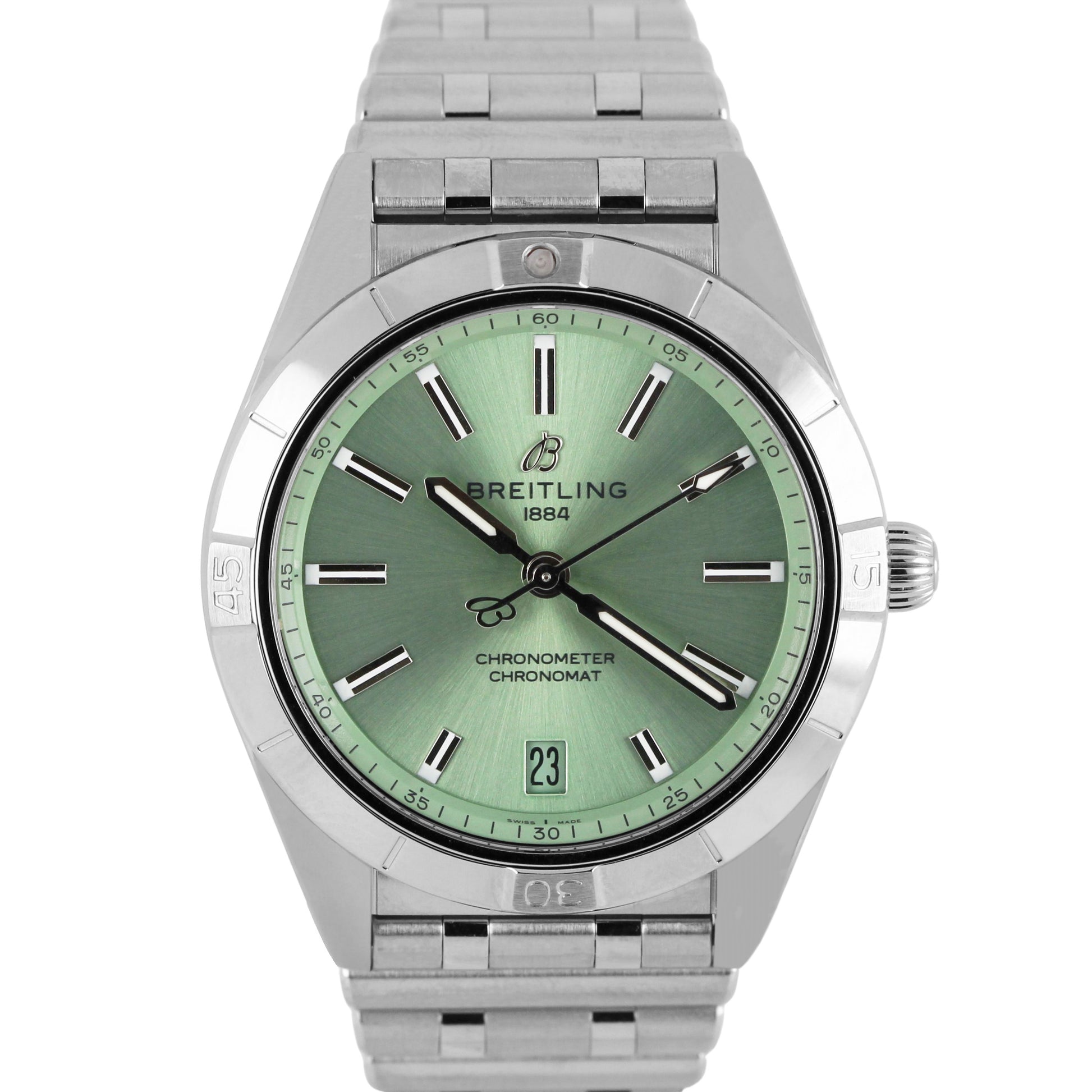 Breitling, Breitling Chronomat, Chronomat, Breitling Chronomat Automatic 36, Chronomat Automatic 36, Breitling Mint Green, Mint Green ,Breitling A10380, A10380