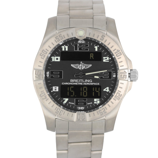 Breitling, Breitling Professional, Breitling Professional Aerospace, Breitling Aerospace, Professional Aerospace,, Aerospace, Breitling Professional Aerospace EVO, Breitling Aerospace EVO, Breitling EVO, Professional Aerospace EVO, Aerospace EVO, EVO, Breitling Digital, Digital, Breitling E79363, E79363, Breitling Titanium, Titanium