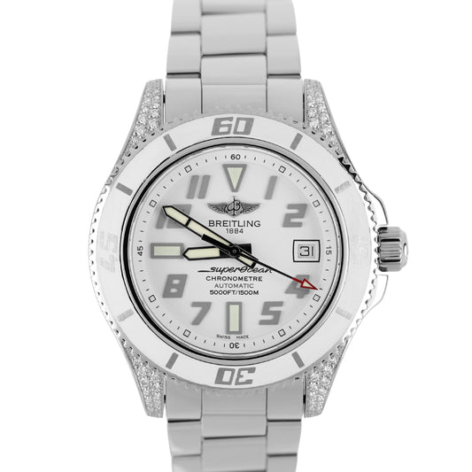 Breitling, Breitling SuperOcean, SuperOcean, Super Ocean, Breitling White Water, White Water, Breitling Limited Edition, Limited Edition, Breitling LTD, Breitling Diamond, Breitling Diamond Lug, Diamond Lug, Breitling A17364, A17364, Breitling A17364AR, A17364AR
