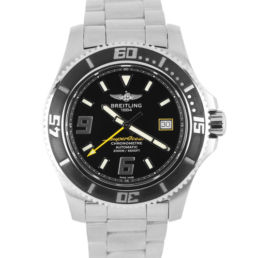 Breitling, Breitling SuperOcean, Breitling Super Ocean, SuperOcean, Super Ocean, Breitling Super Ocean 44, Breitling SuperOcean 44, Super Ocean 44, SuperOcean 44, Breitling Black Yellow, Breitling A17391, A17391