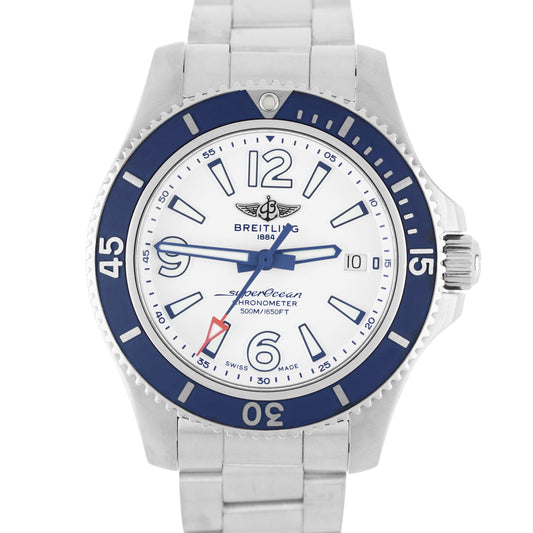 Breitling, Breitling Superocean, Superocean, Breitling Superocean 42, Superocean 42, Breitling Blue, Breitling White, Breitling A17366, A17366
