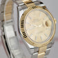 MINT Rolex DateJust 41 Champagne Two-Tone 18K Yellow Gold Stainless 41mm 126333