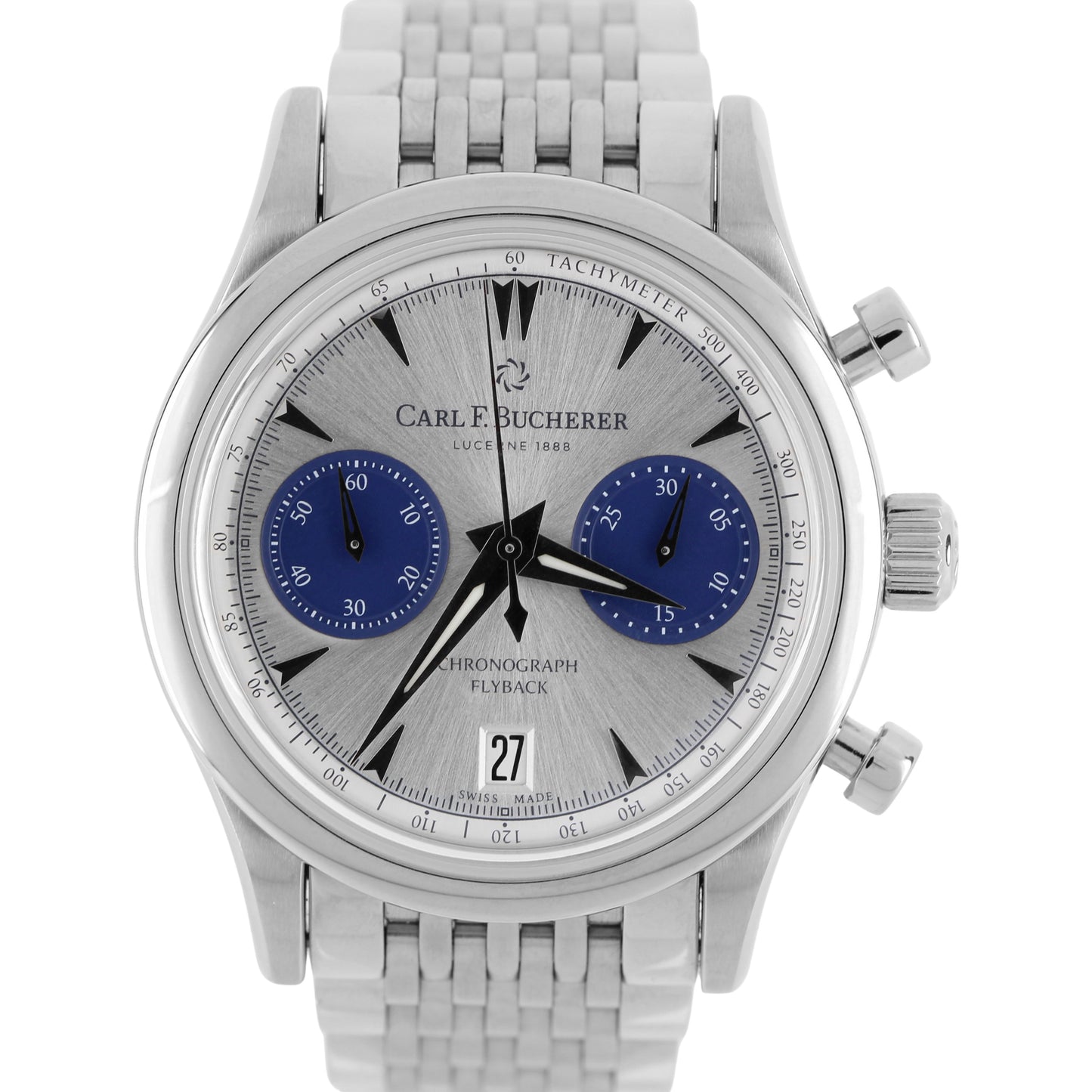 Carl F Bucherer, Bucherer, Carl F Bucherer Manero, Manero, Carl F Bucherer Manero Flyback, Manero Flyback, Flyback, Carl F Bucherer Flyback, Carl F Bucherer Silver, Carl F Bucherer 10927.08, Carl F Bucherer 1092708, 1092708, 10927.08