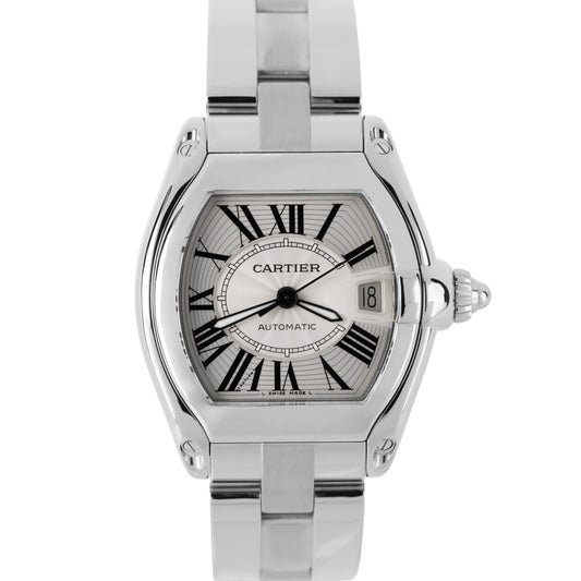 Cartier, Cartier Roadster, Roadster, Cartier 2510, 2510, Cartier Silver, Silver Roman Numeral, Cartier Roman Numeral