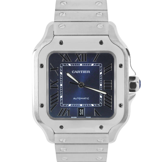 Cartier, Santos De Cartier, Cartier Santos, Santos, Cartier Blue, Cartier 4072, 4072, Cartier WSSA0071, WSSA0071