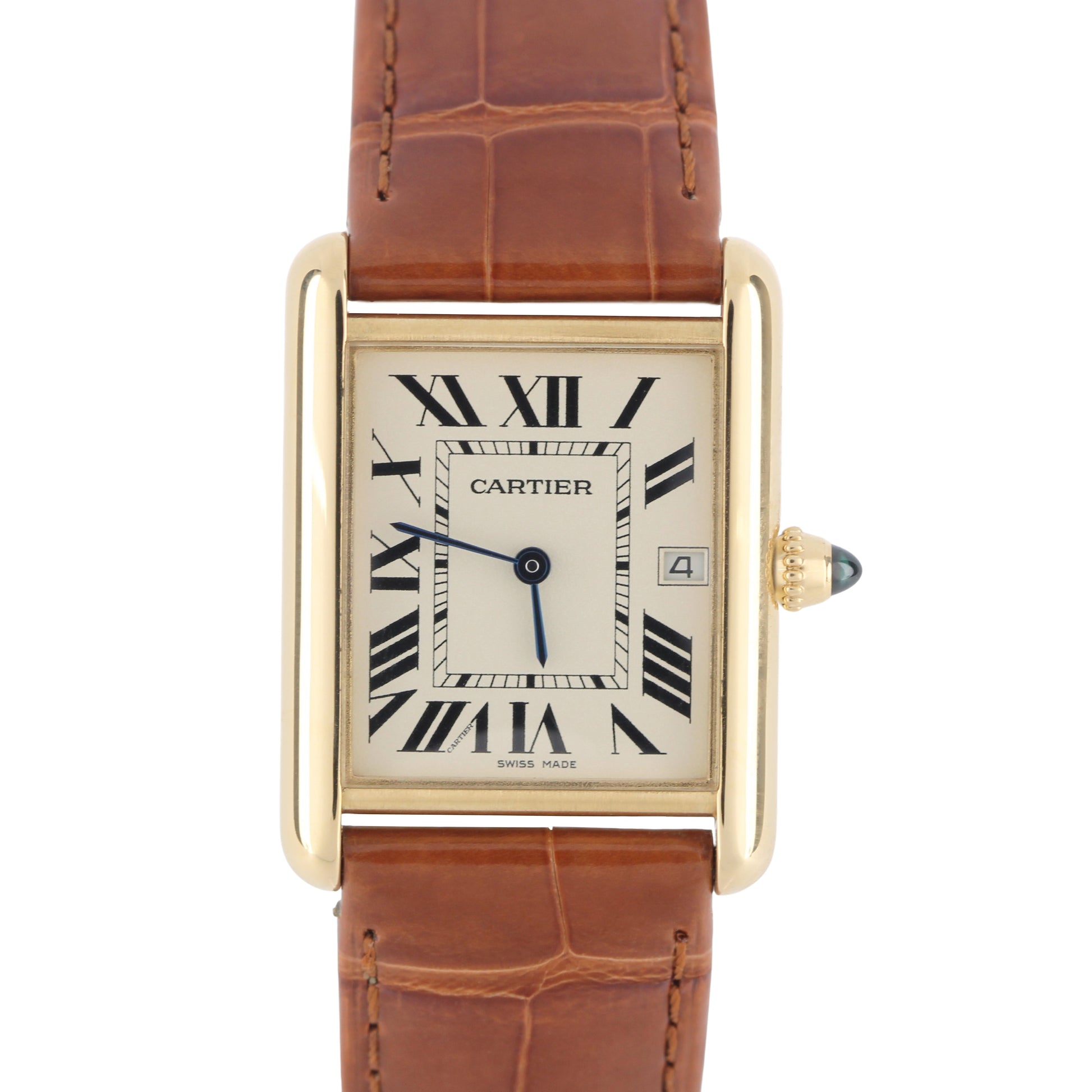 Cartier, Cartier Tank, Tank, Cartier Tank Louis, Tank Louis, Cartier 18k Gold, Cartier Yellow Gold, Cartier Gold, Cartier 2441, 2441