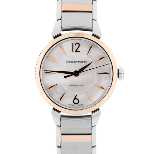 Concord, Concord Impresario, Impresario, Concord Two Tone, Concord Rose Gold, Concord Mother of Pearl, Two Tone, Rose Gold, Mother of Pearl, Concord MOP, MOP, Concord 06.3.15.1122, 06.3.15.1122, Concord 063151122, 063151122