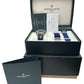 PAPERS Frederique Constant Classic WorldTimer BLUE Leather 42mm FC-718X4H4/6 BOX