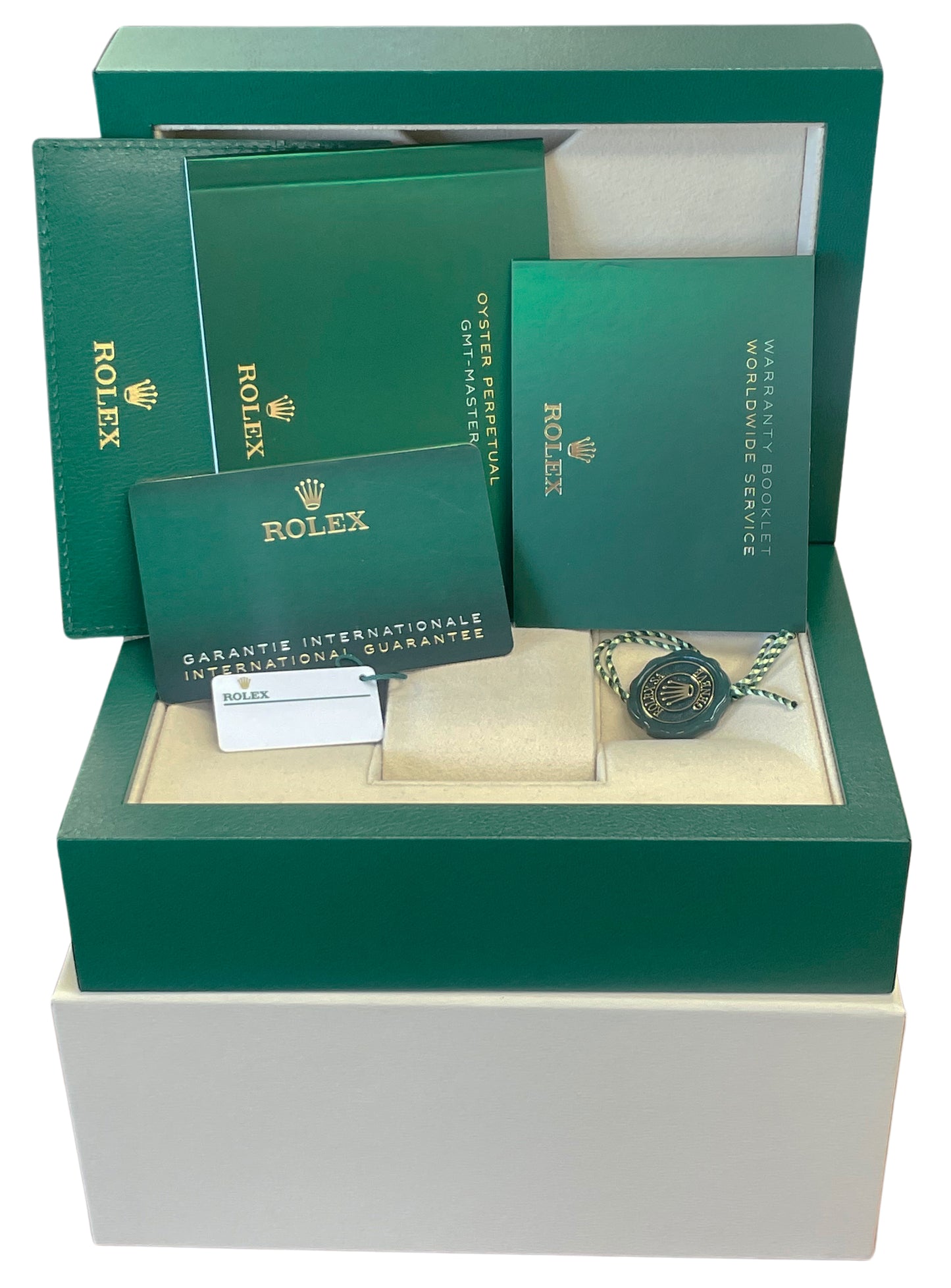 2023 PAPERS Rolex GMT-Master II Red Blue PEPSI Oyster 40mm 126710 BLRO Watch BOX