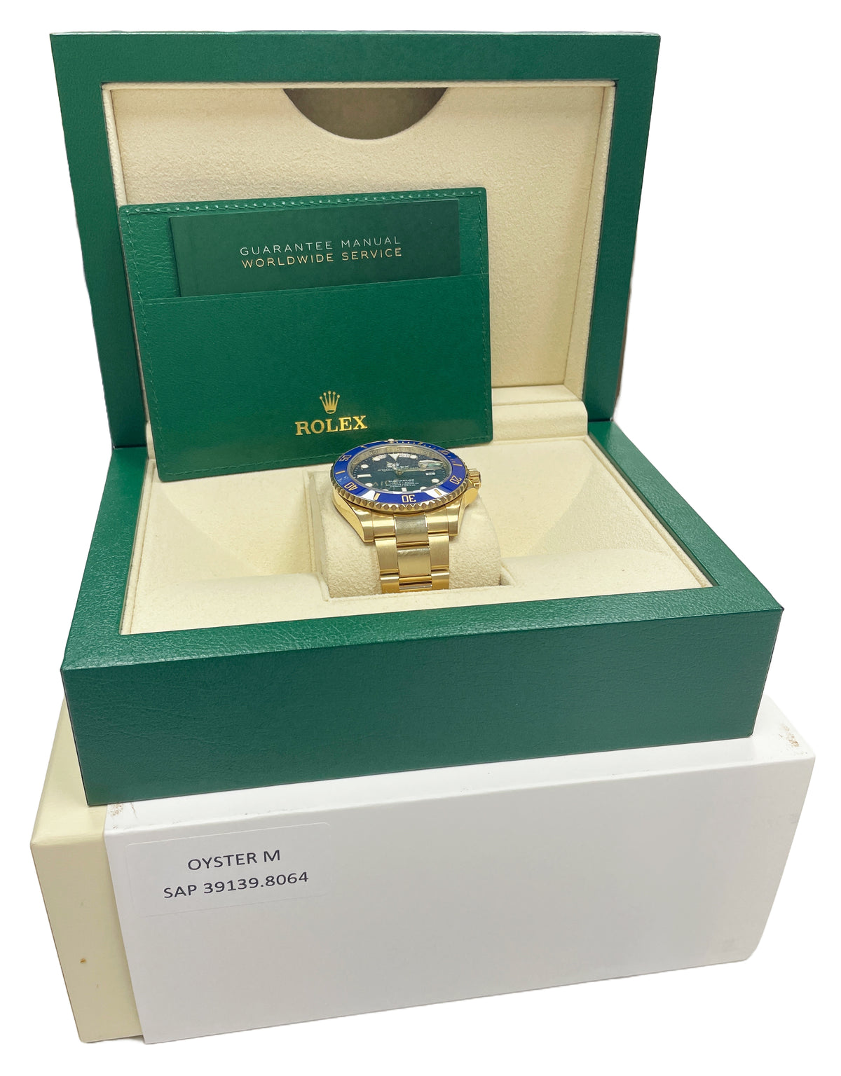 MINT 2023 Rolex Submariner Date 41 18K Yellow Gold BLUE 41mm 