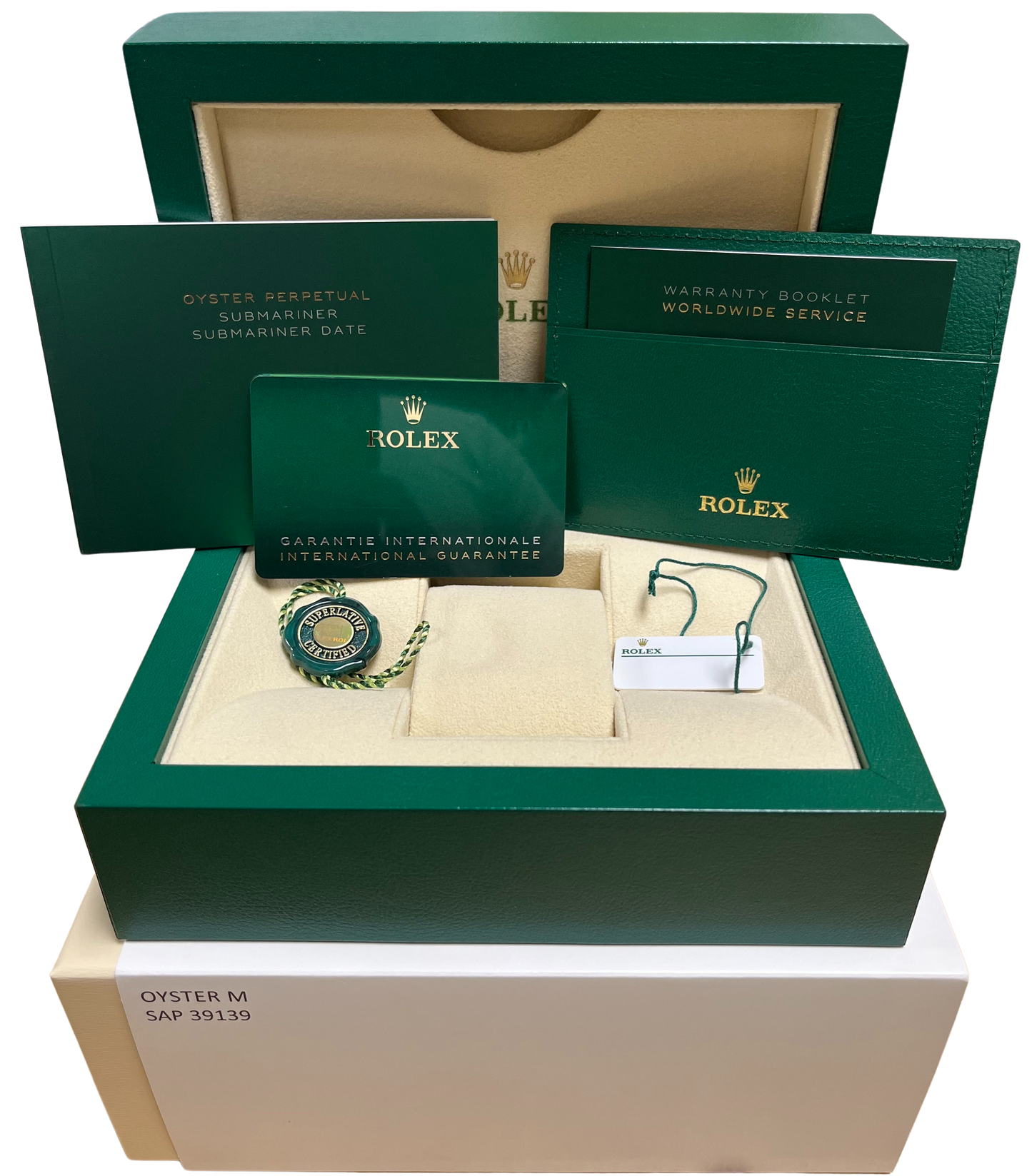 NEW OCTOBER 2023 PAPERS Rolex Submariner 41mm No-Date Black Watch 124060 LN B+P