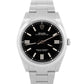 2024 PAPERS Rolex Oyster Perpetual 41mm BLACK Stainless Steel Watch 124300 BOX