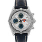 Breitling Chronomat NEW YORK KNICKS Blue Stainless Steel 39mm B13352 Watch BOX