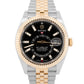 2024 PAPERS Rolex Sky-Dweller BLACK Two-Tone Gold Steel 42mm 336933 Watch BOX