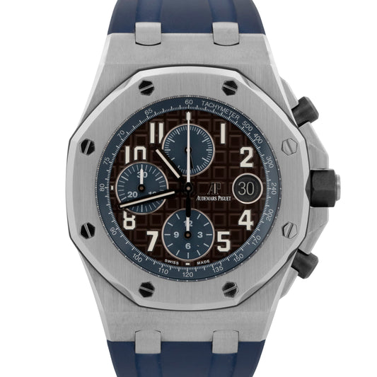 Audemars Piguet Royal Oak Offshore BROWN Steel 42mm 26470ST.OO.A099CR.01 Watch