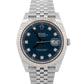 2026 Rolex DateJust 41 126334 Blue Diamond Steel Jubilee 41mm Watch Box Papers