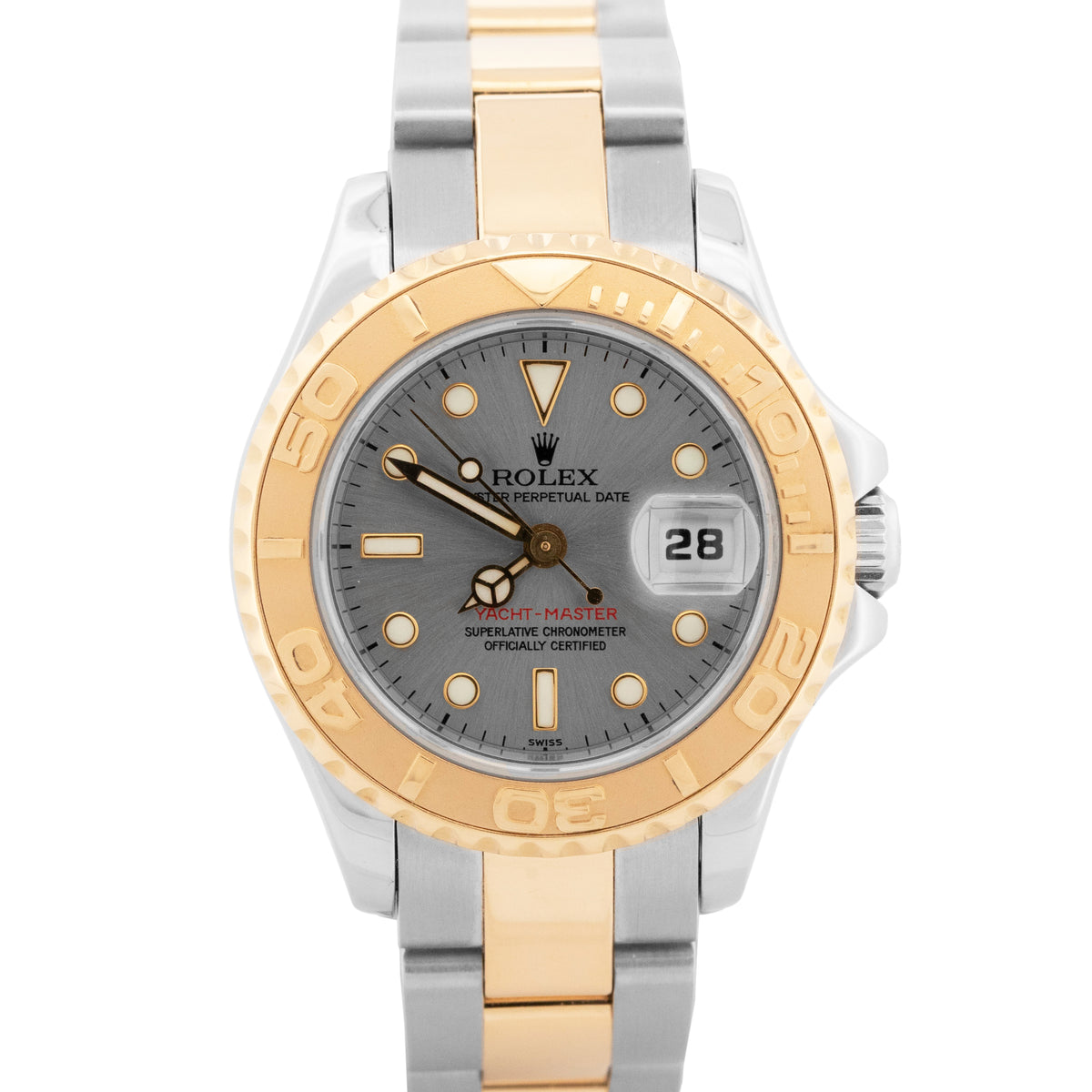 Rolex Yacht-Master 69623 Two-Tone 18K Yellow Gold Steel Oyster 29mm Watch
