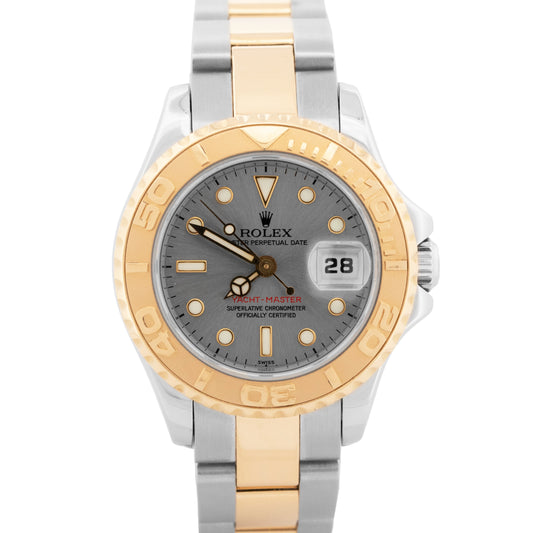 Rolex Yacht-Master 69623 Two-Tone 18K Yellow Gold Steel Oyster 29mm Watch