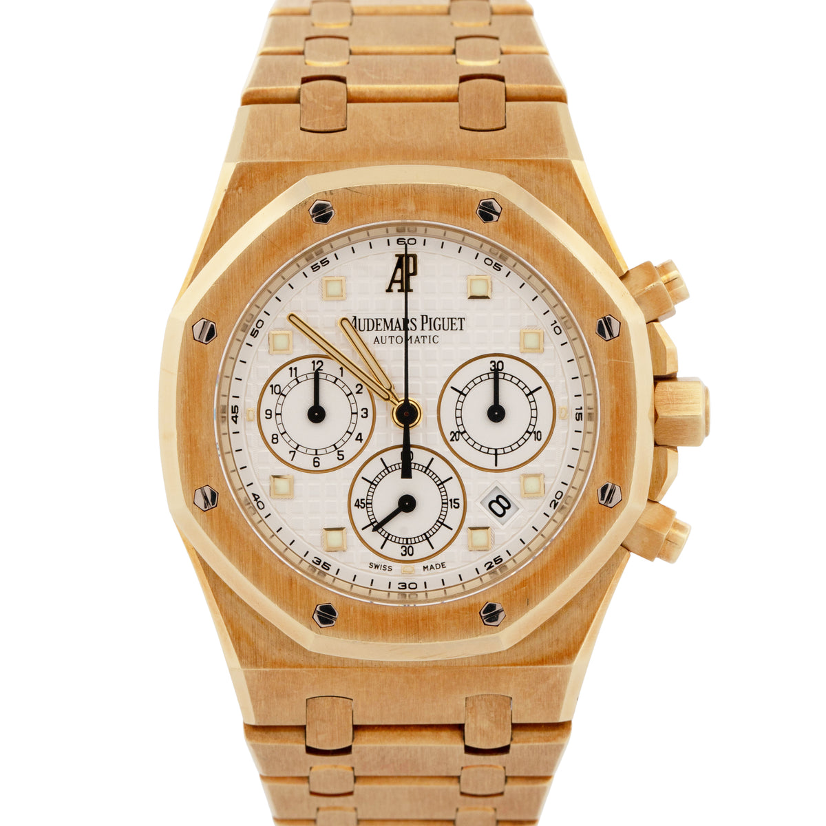 Audemars Piguet Royal Oak Chronograph 25960BA White "Kasparov" 18k Gold 39mm