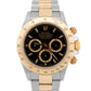 2000 Rolex Daytona Cosmograph 16523 Black Two-Tone 40mm Watch Box Papers