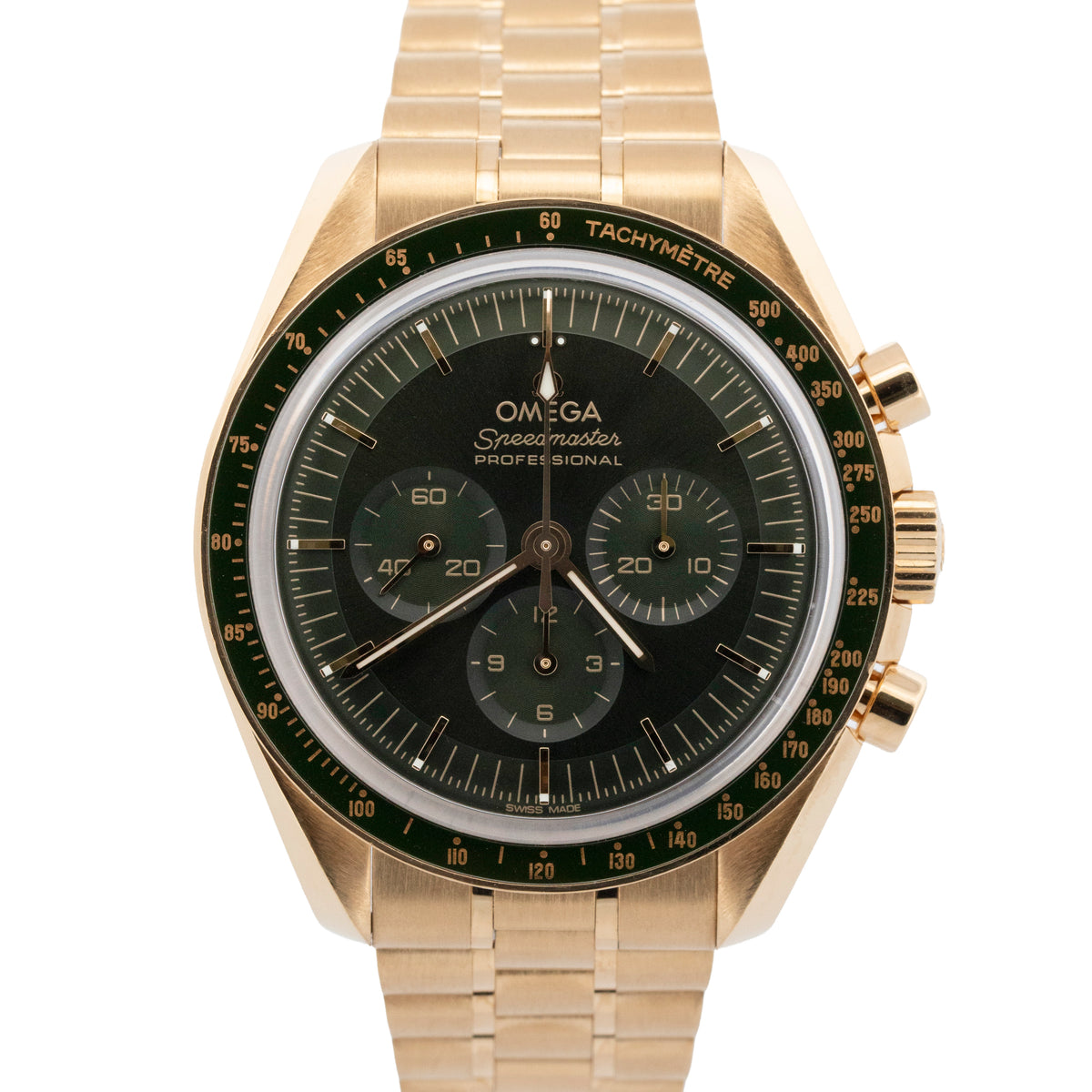 2023 Omega Speedmaster Professional 310.60.42.50.10.001 Green 42mm Box Papers