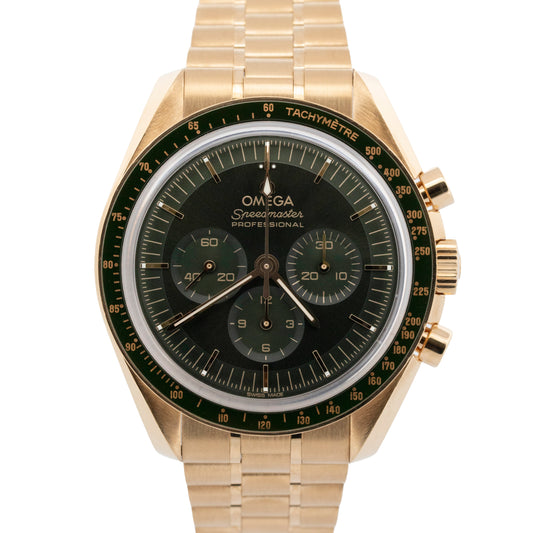 2023 Omega Speedmaster Professional 310.60.42.50.10.001 Green 42mm Box Papers