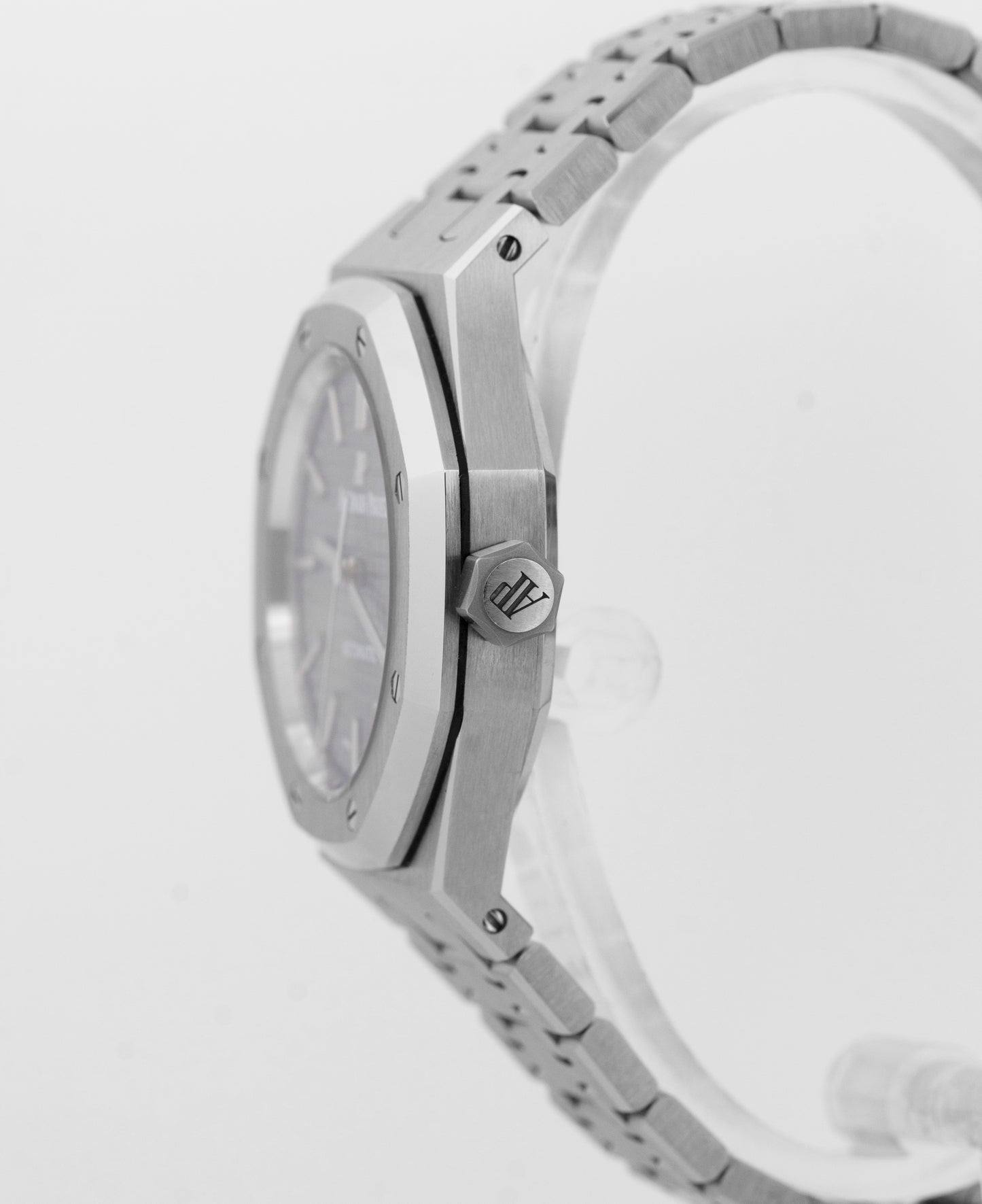 PAPERS Audemars Piguet Royal Oak RHODIUM Stainless 37mm 15450ST.OO.1256ST.02 BOX