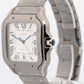 2026 Cartier Santos Large 4683 WSSA0089 39.8mm Titanium White Watch Box Papers