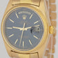 Rolex Day-Date President 36mm Blue BARK Quickset 18K Yellow Gold Watch 18078