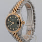 2025 Rolex DateJust 278273 Green Diamond Two-Tone Yellow Gold 31mm Box Papers