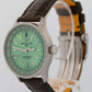 NEW PAPERS Breitling Navitimer Automatic 35 GREEN Steel 35mm A17395 Watch BOX