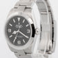 2023 Rolex Explorer I 224270 Black Stainless Steel 40mm Watch Box Papers