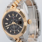 2024 PAPERS Rolex Sky-Dweller BLACK Two-Tone Gold Steel 42mm 336933 Watch BOX