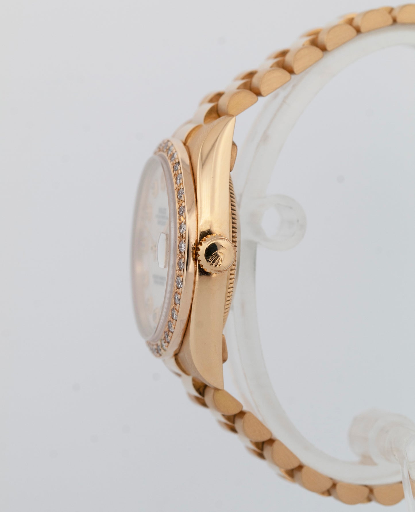 PAPERS Rolex DateJust President MOP DIAMOND 31mm 18K Yellow Gold 68278 BOX