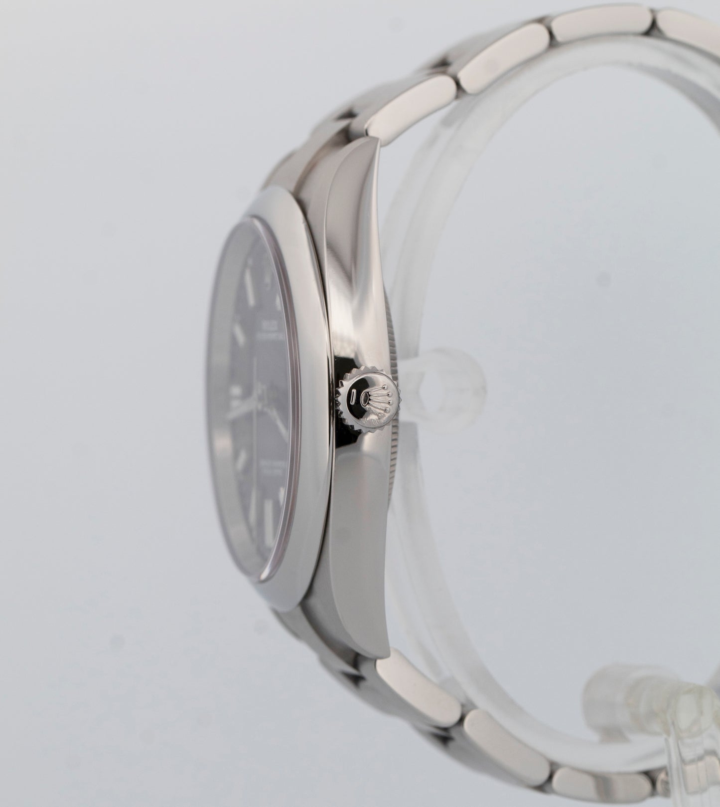 2024 PAPERS Rolex Oyster Perpetual 41mm BLACK Stainless Steel Watch 124300 BOX