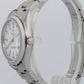 Rolex Oyster Perpetual Date White 34mm Oyster Stainless NO-HOLES Watch 15200