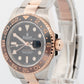 NOS PAPERS Rolex GMT-Master II Two-Tone ROOT-BEER 40mm Watch 126711 CHNR BOX