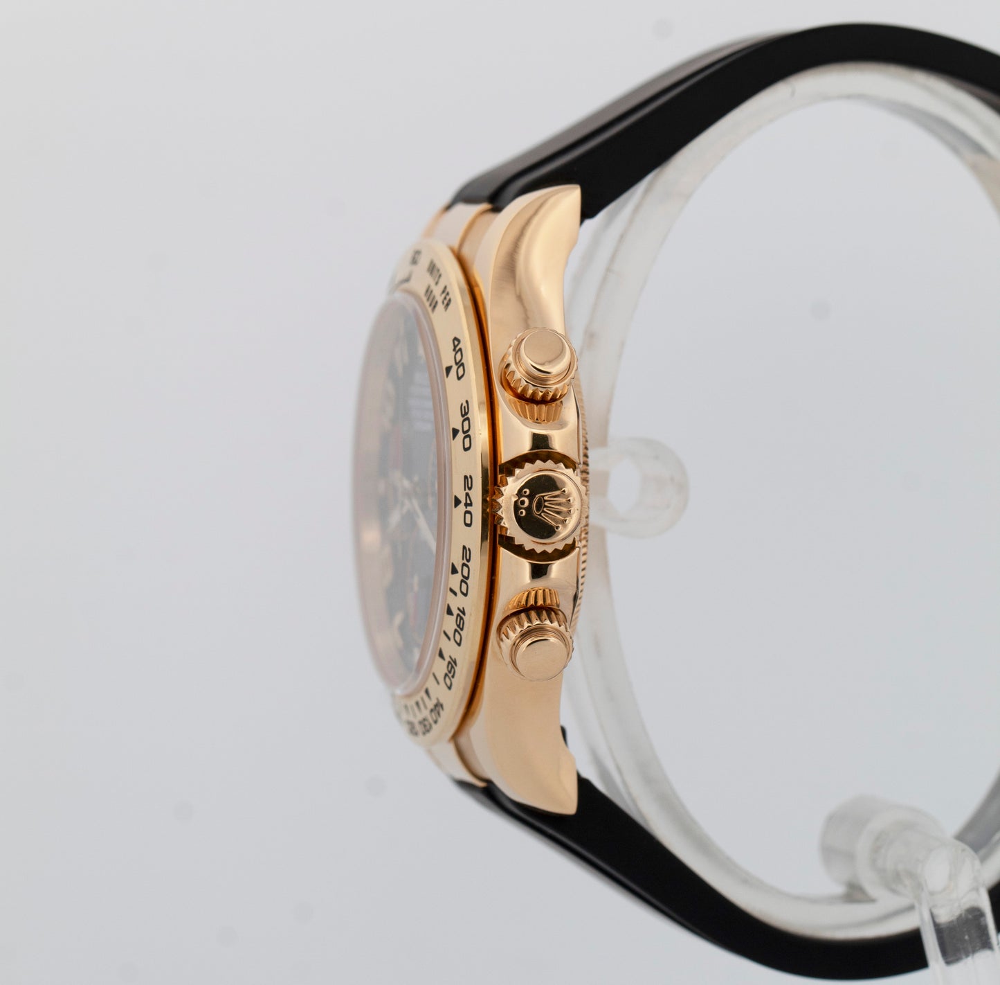 Rolex Daytona Cosmograph BLUE RACING Arabic 18K Yellow Gold REHAUT 116518 BOX