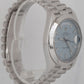 MINT PAPERS Rolex Day-Date President 40mm Platinum Blue Motif Glacier 228206 BOX