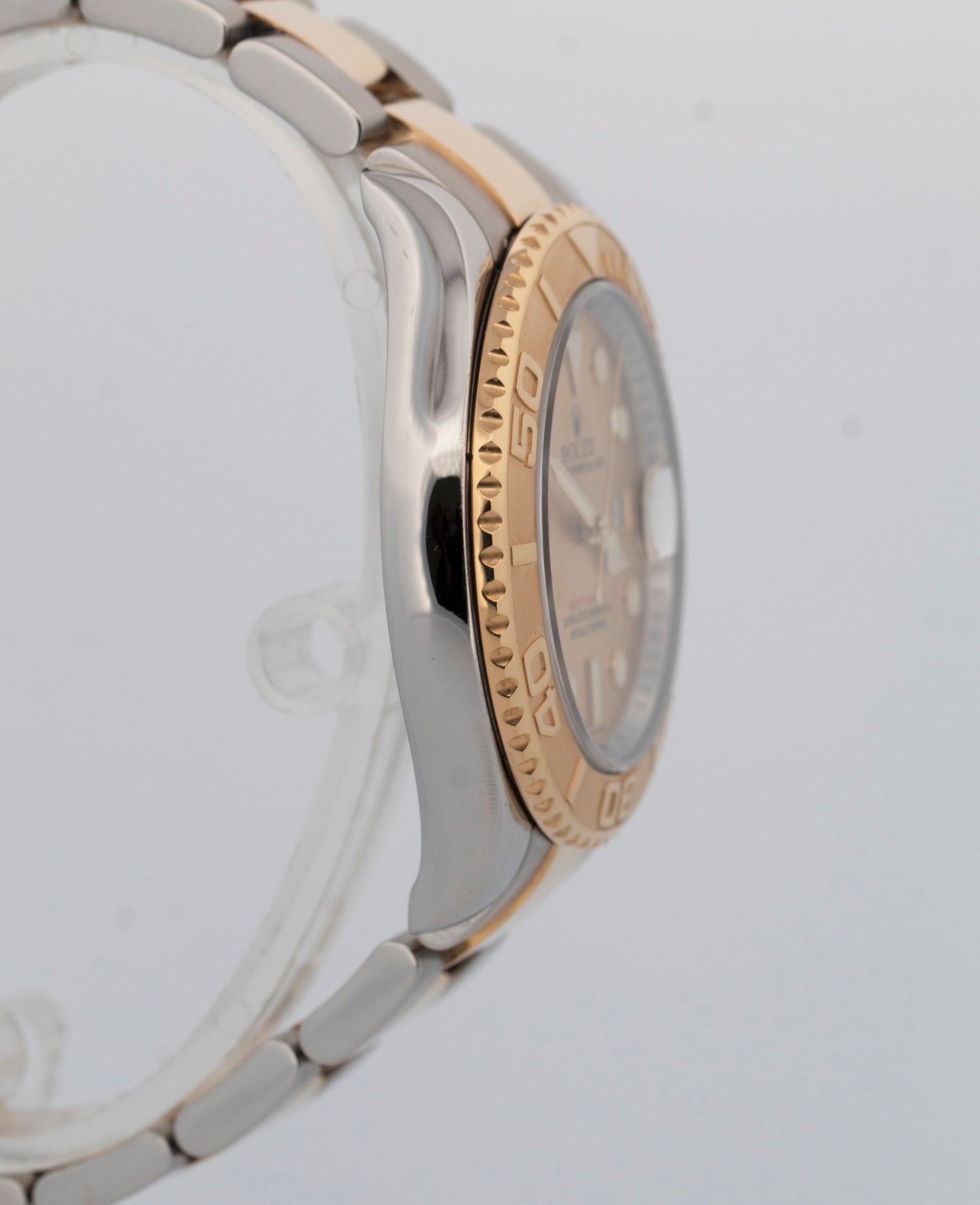 PAPERS Rolex Yacht-Master 40mm Champagne REHAUT Two-Tone Yellow Gold 16623 BOX