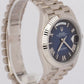 NEW 2024 PAPERS Rolex Day-Date President 40mm BLUE OMBRE White Gold 228239 BOX