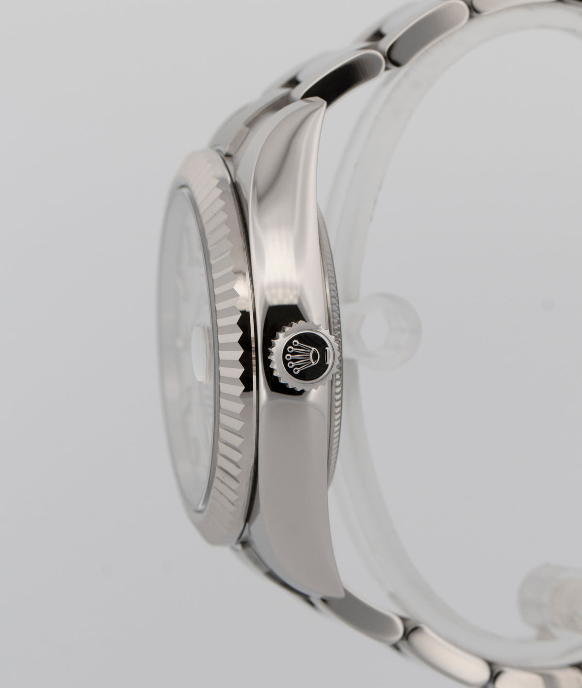 New Stickered 2019 Rolex Sky-Dweller 326934 White Steel 42mm Watch Box Papers