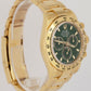 UNPOLISHED PAPERS Rolex Daytona GREEN JOHN MAYER 40mm 18K Gold Watch 116508 BOX